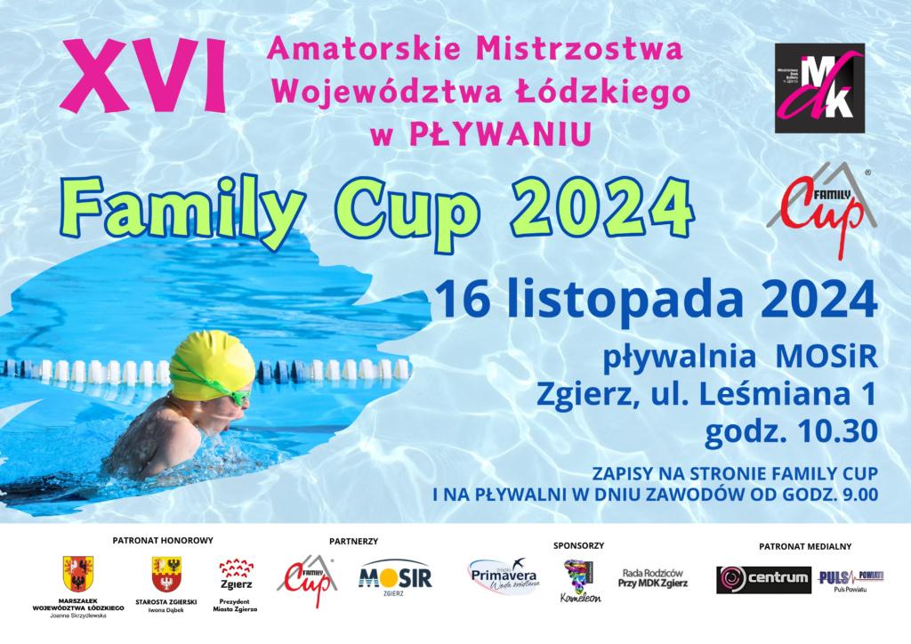 plakat Family Cup 2024
Amatorskie Mistrzostwa Województwa Łódzkiego w Pływaniu