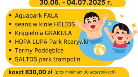 oferta zajęć wyjazdowych wakacje 2025