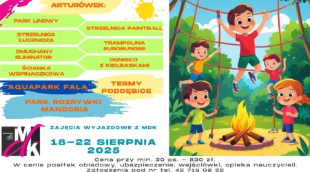 zajęcia wyjazdowe sierpień 2025